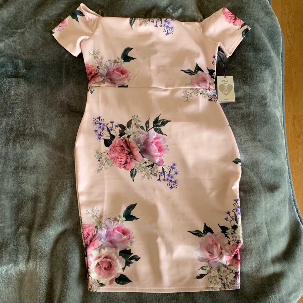 Pink Floral Dress
